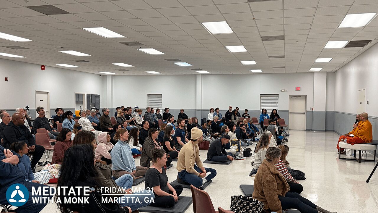 Meditate With A Monk - Marietta